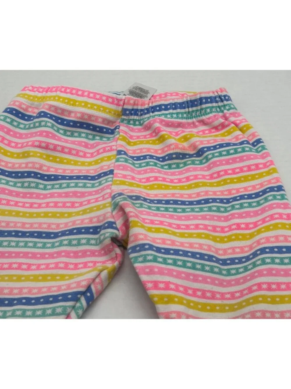 Trolls Girls Rainbow Striped Leggings Sz. 3T